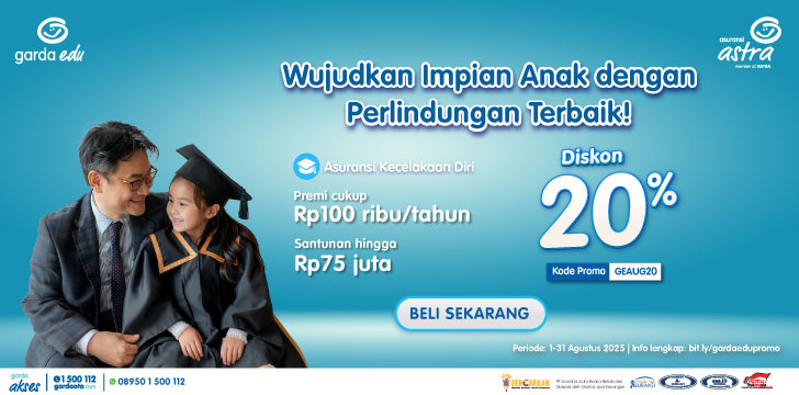 Promo Asuransi Kecelakaan Diri Untuk Perlindungan Pendidikan Anak