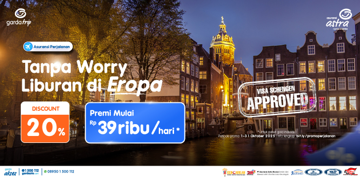 Promo Asuransi Perjalanan Domestik & Internasional